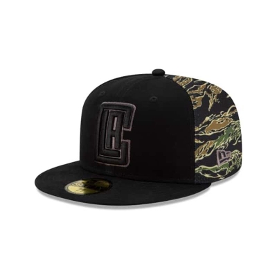 Sapca New Era Los Angeles Clippers NBA Camo Panel 59FIFTY Fitted - Negrii